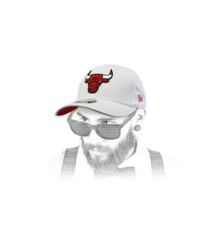 Cap Bulls weiß Stretch Snap 9Fifty Bulls